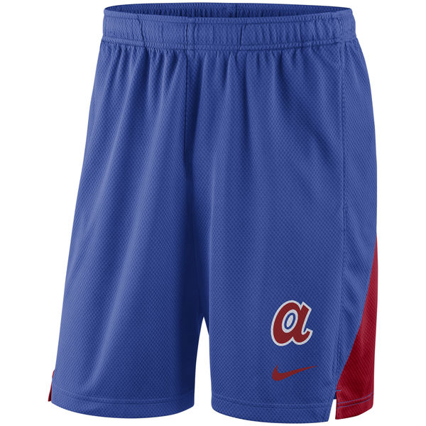 Men's Atlanta Braves Nike Royal Franchise Performance Shorts Men's Atlanta Braves Nike Royal Franchise Performance Shorts