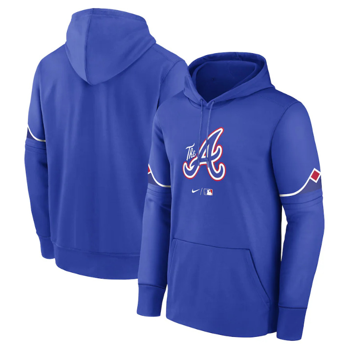Men's Atlanta Braves Royal 2023 City Coonnect Pullover Hoodie Men's Atlanta Braves Royal 2023 City Coonnect Pullover Hoodie