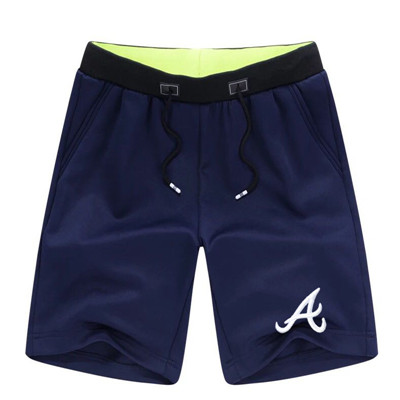 Men's Atlanta Braves Team Logo Navy Baseball Shorts