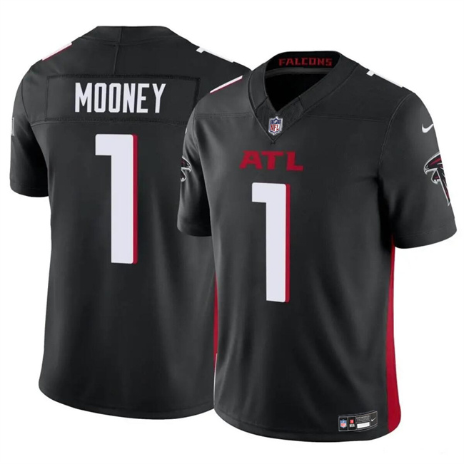 Men's Atlanta Falcons #1 Darnell Mooney Red 2024 F.U.S.E. Vapor Untouchable Limited Stitched Football Jersey1