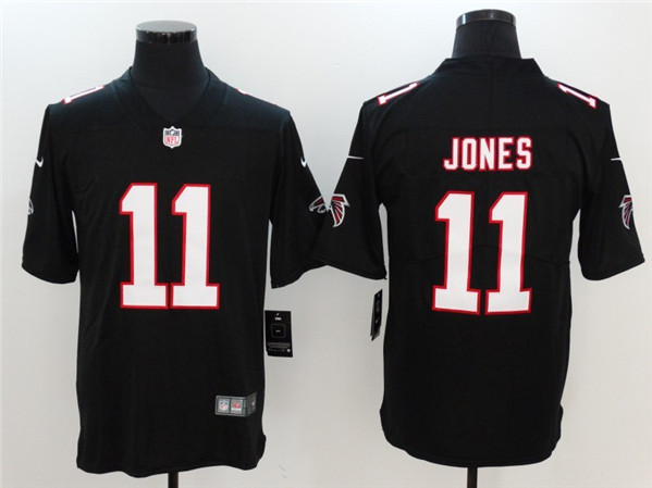 Men's Atlanta Falcons #11 Julio Jones Red 2020 Team Big Logo Limited Stitched Jersey Men's Atlanta Falcons #11 Julio Jones Red 2020 Team Big Logo Limited Stitched Jersey