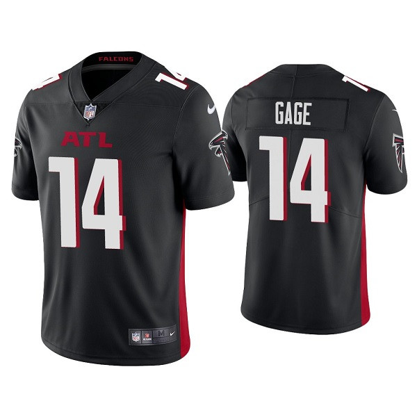 Men's Atlanta Falcons #14 Russell Gage Black Vapor Untouchable Limited Stitched Men's Atlanta Falcons #14 Russell Gage Black Vapor Untouchable Limited Stitched