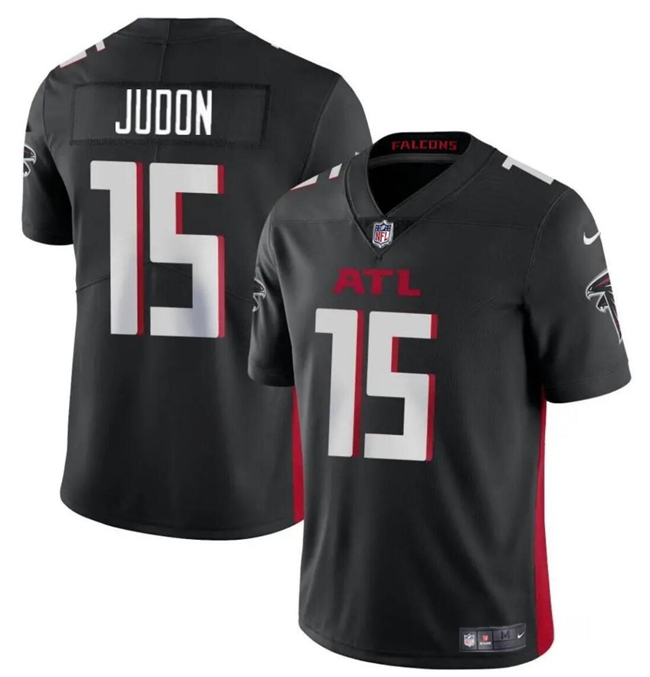 Men's Atlanta Falcons #15 Matthew Judon Black Vapor Untouchable Limited Stitched Football Jersey Men's Atlanta Falcons #15 Matthew Judon Black Vapor Untouchable Limited Stitched Football Jersey