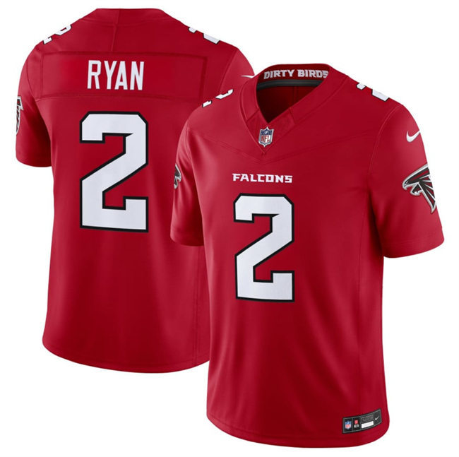 Men's Atlanta Falcons #2 Matt Ryan Red 2026 New F.U.S.E. Vapor Untouchable Limited Stitched Football Jersey Men's Atlanta Falcons #2 Matt Ryan Red 2026 New F.U.S.E. Vapor Untouchable Limited Stitched Football Jersey