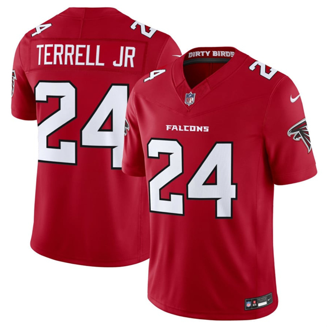Men's Atlanta Falcons #24 A.J. Terrell Red 2026 New F.U.S.E. Vapor Untouchable Limited Stitched Football Jersey Men's Atlanta Falcons #24 A.J. Terrell Red 2026 New F.U.S.E. Vapor Untouchable Limited Stitched Football Jersey