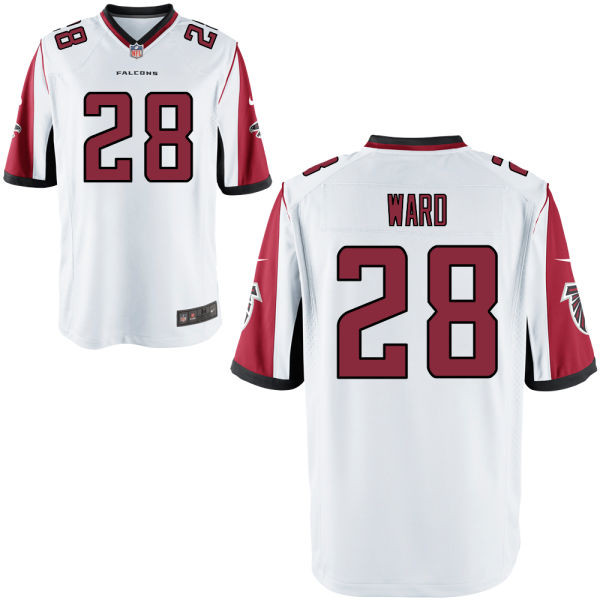 Men's Atlanta Falcons #28 Terron Ward Nike White Elite Jersey