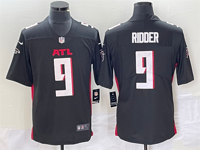 Men's Atlanta Falcons #9 Desmond Ridder New Black Vapor Untouchable Limited Stitched Jersey Men's Atlanta Falcons #9 Desmond Ridder New Black Vapor Untouchable Limited Stitched Jersey