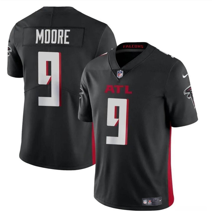 Men's Atlanta Falcons #9 Rondale Moore Black Vapor Untouchable Limited Stitched Football Jersey Men's Atlanta Falcons #9 Rondale Moore Black Vapor Untouchable Limited Stitched Football Jersey