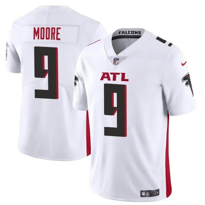 Men's Atlanta Falcons #9 Rondale Moore White Vapor Untouchable Limited Stitched Football Jersey Men's Atlanta Falcons #9 Rondale Moore White Vapor Untouchable Limited Stitched Football Jersey