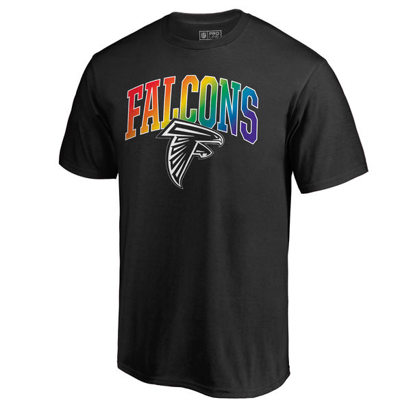 Men's Atlanta Falcons NFL Pro Line By Fanatics Branded Black Big & Tall Pride T-Shirt Men's Atlanta Falcons NFL Pro Line By Fanatics Branded Black Big & Tall Pride T-Shirt