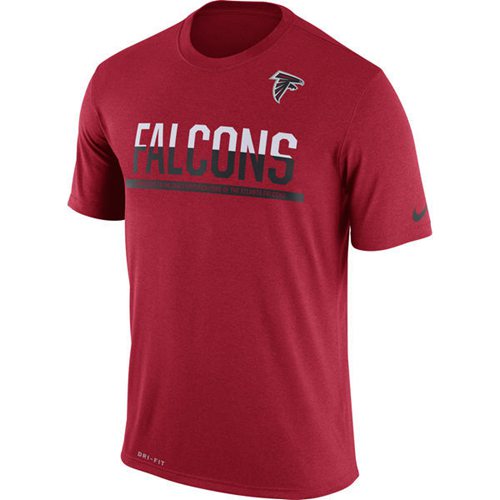 Men's Atlanta Falcons Nike Practice Legend Performance T-Shirt Red