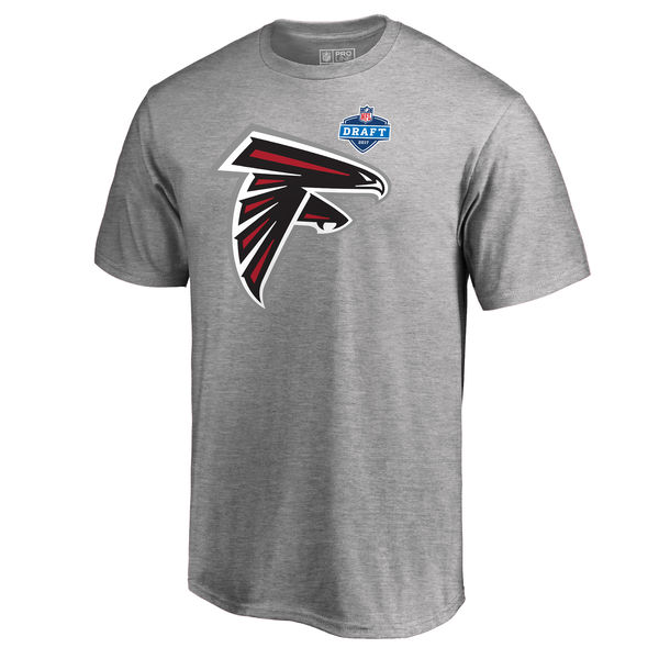 Men's Atlanta Falcons Pro Line by Fanatics Branded Heather Gray 2017 NFL Draft Athletic Heather T-Shirt Men's Atlanta Falcons Pro Line by Fanatics Branded Heather Gray 2017 NFL Draft Athletic Heather T-Shirt
