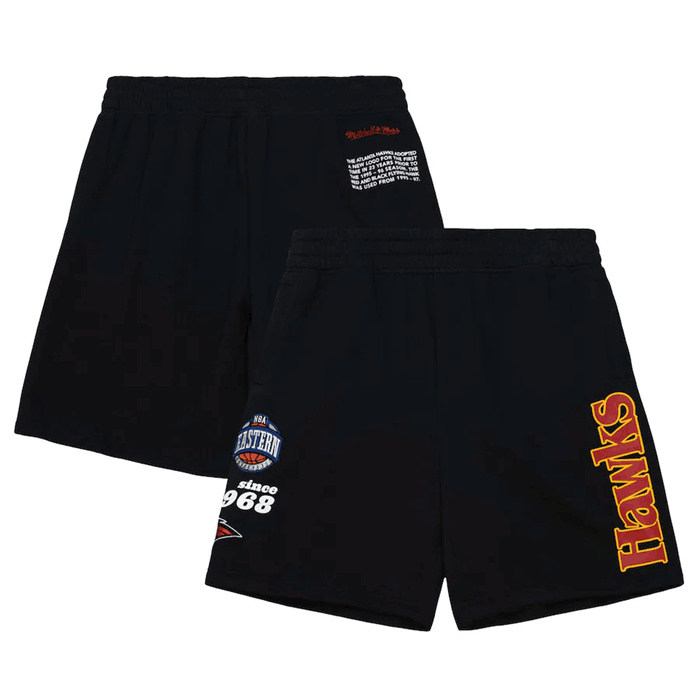 Men's Atlanta Hawks Black Shorts 002 Men's Atlanta Hawks Black Shorts 002