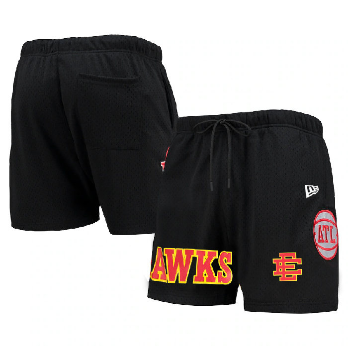 Men's Atlanta Hawks Black Shorts Men's Atlanta Hawks Black Shorts