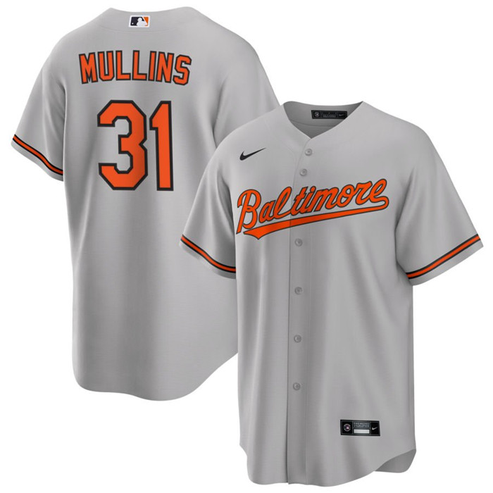 Men's Baltimore Orioles #31 Cedric Mullins Grey Cool Base Stitched Jersey Men's Baltimore Orioles #31 Cedric Mullins Grey Cool Base Stitched Jersey