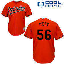 Men's Baltimore Orioles #56 Darren O'day orange Jersey