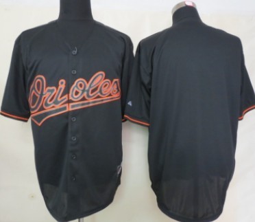 Men's Baltimore Orioles Customized 2012 Black Fashion Jersey Men's Baltimore Orioles Customized 2012 Black Fashion Jersey