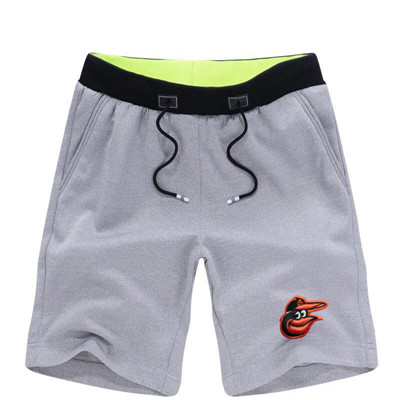 Men's Baltimore Orioles Team Logo Grey Baseball Shorts
