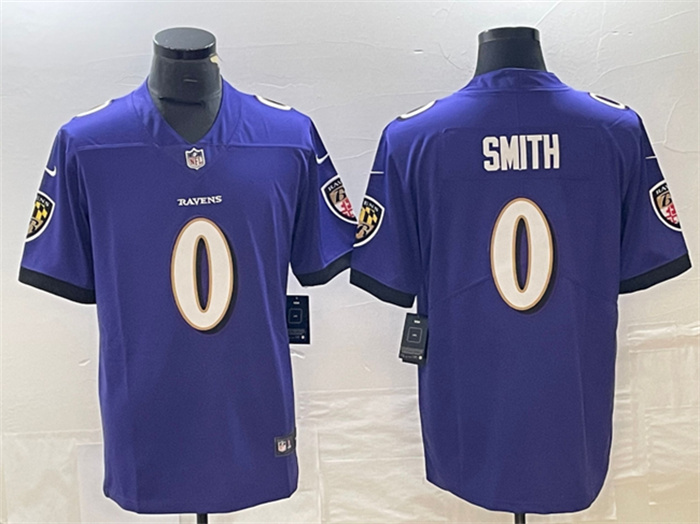 Men's Baltimore Ravens #0 Roquan Smith Purple Vapor Untouchable Limited Football Jersey Men's Baltimore Ravens #0 Roquan Smith Purple Vapor Untouchable Limited Football Jersey