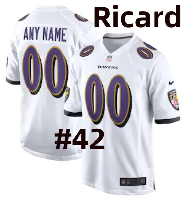 Men's Baltimore Ravens #42 Patrick Ricard White Vapor Untouchable Football Jersey