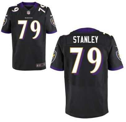Men's Baltimore Ravens #79 Ronnie Stanley Nike Black Elite 2016 Draft Pick Jersey Men's Baltimore Ravens #79 Ronnie Stanley Nike Black Elite 2016 Draft Pick Jersey