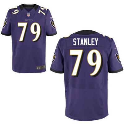 Men's Baltimore Ravens #79 Ronnie Stanley Nike Purple Elite 2016 Draft Pick Jersey Men's Baltimore Ravens #79 Ronnie Stanley Nike Purple Elite 2016 Draft Pick Jersey