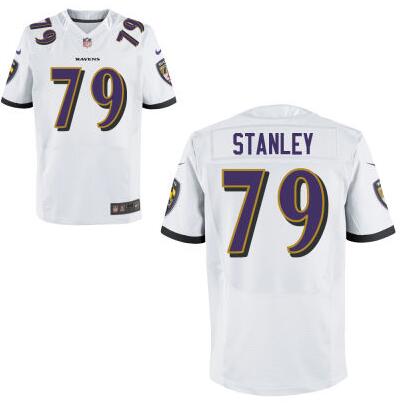 Men's Baltimore Ravens #79 Ronnie Stanley Nike White Elite 2016 Draft Pick Jersey Men's Baltimore Ravens #79 Ronnie Stanley Nike White Elite 2016 Draft Pick Jersey