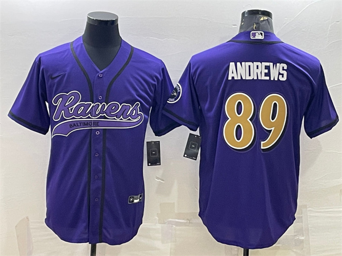 Men's Baltimore Ravens #89 Mark Andrews Purple Color Rush Limited Jersey Men's Baltimore Ravens #89 Mark Andrews Purple Color Rush Limited Jersey