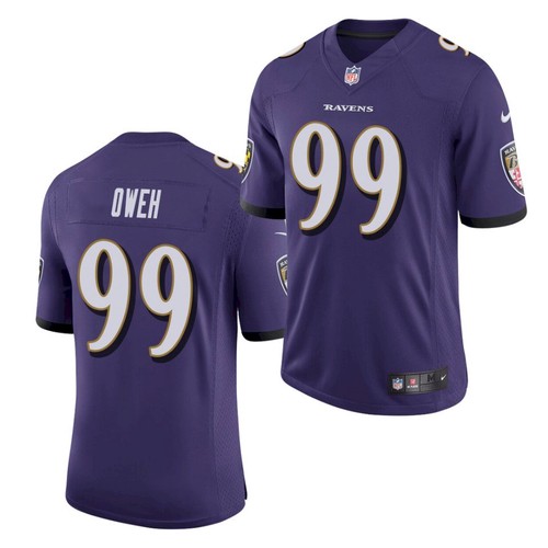 Men's Baltimore Ravens #99 Odafe Oweh Purple 2021 Limited Football Jersey Men's Baltimore Ravens #99 Odafe Oweh Purple 2021 Limited Football Jersey
