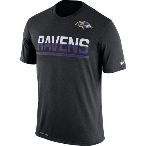 Men's Baltimore Ravens Nike Practice Legend Performance T-Shirt Black Men's Baltimore Ravens Nike Practice Legend Performance T-Shirt Black
