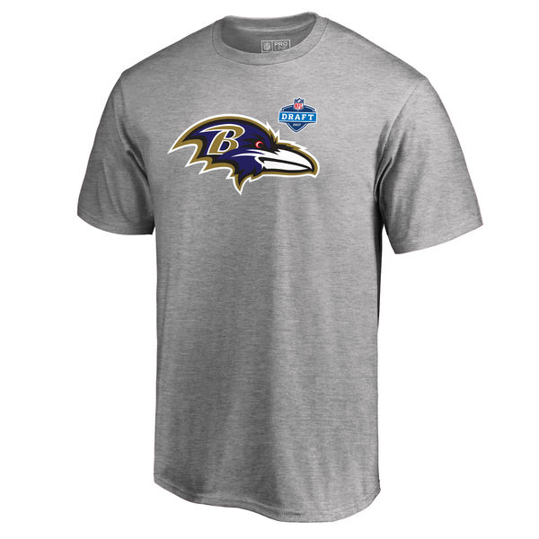 Men's Baltimore Ravens Pro Line by Fanatics Branded Heather Gray 2017 NFL Draft Athletic Heather T-Shirt Men's Baltimore Ravens Pro Line by Fanatics Branded Heather Gray 2017 NFL Draft Athletic Heather T-Shirt
