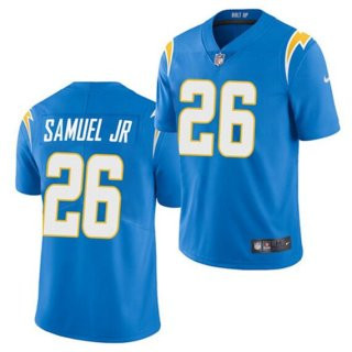 Men's Blue Los Angeles Chargers #26 Asante Samuel Jr. Vapor Untouchable Limited Stitched Jersey Men's Blue Los Angeles Chargers #26 Asante Samuel Jr. Vapor Untouchable Limited Stitched Jersey