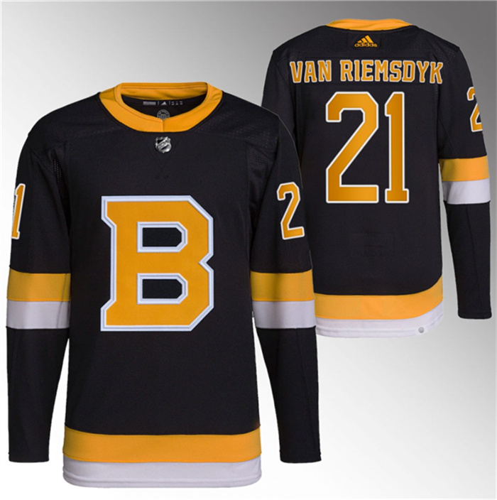 Men's Boston Bruins #21 James Van Riemsdyk Black Home Breakaway Stitched Jersey Men's Boston Bruins #21 James Van Riemsdyk Black Home Breakaway Stitched Jersey