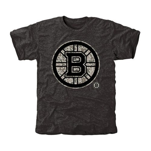 Men's Boston Bruins Black Rink Warrior T-Shirt