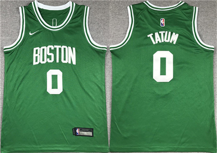 Men's Boston Celtics #0 Jayson Tatum Green Stitched Basketball Jersey Men's Boston Celtics #0 Jayson Tatum Green Stitched Basketball Jersey
