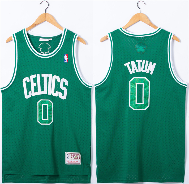 Men's Boston Celtics #0 Jayson Tatum Green Stitched Jersey Men's Boston Celtics #0 Jayson Tatum Green Stitched Jersey