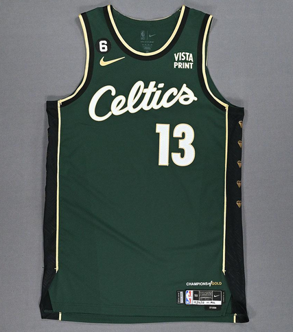 Men's Boston Celtics #13 Malcolm Brogdon 2022-23 Green City Edition No.6 Patch Stitched Basketball Jersey Men's Boston Celtics #13 Malcolm Brogdon 2022-23 Green City Edition No.6 Patch Stitched Basketball Jersey