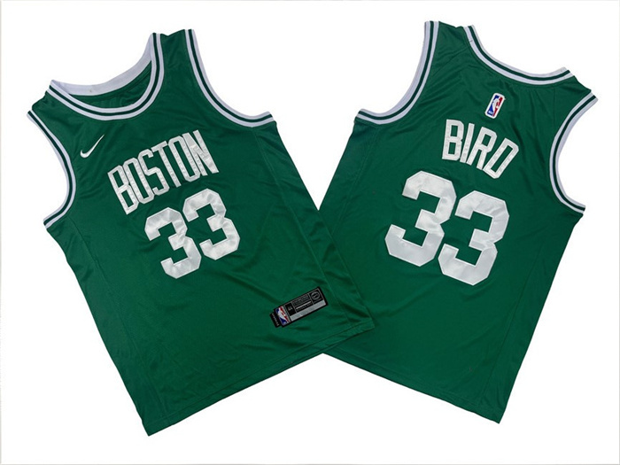 Men's Boston Celtics #33 Larry Bird Green Stitched Basketball Jersey Men's Boston Celtics #33 Larry Bird Green Stitched Basketball Jersey