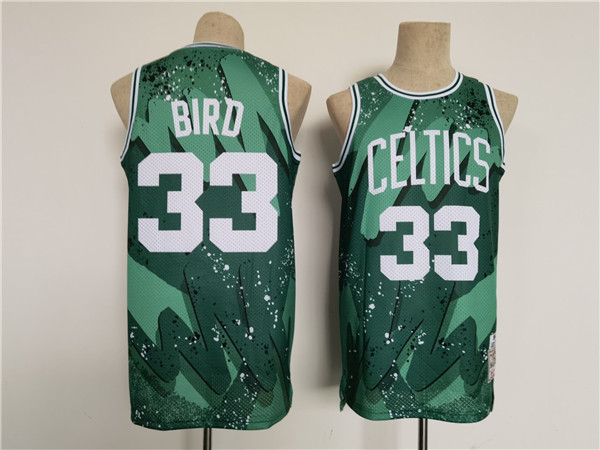 Men's Boston Celtics #33 Larry Bird Green Throwback Basketball Jersey Men's Boston Celtics #33 Larry Bird Green Throwback Basketball Jersey