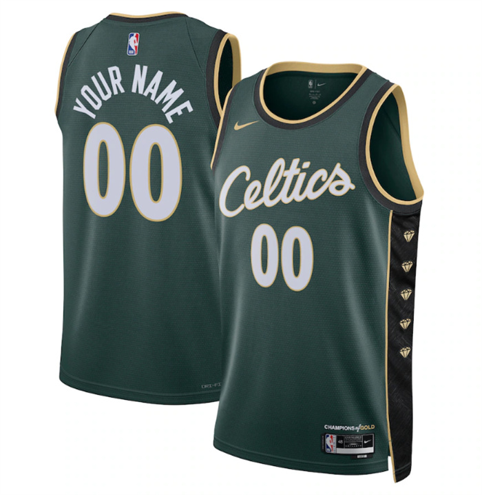 Men's Boston Celtics Active Player Custom 2022-23 Green City Edition Stitched Basketball Jersey Men's Boston Celtics Active Player Custom 2022-23 Green City Edition Stitched Basketball Jersey