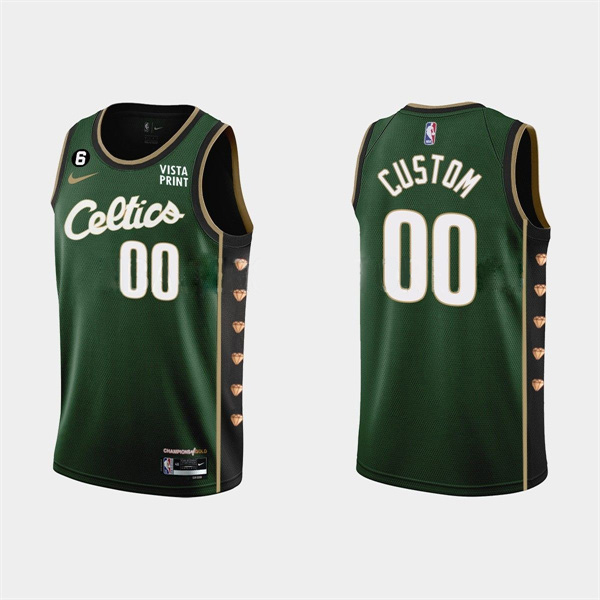 Men's Boston Celtics Active Player Custom 2022-23 Green City Edition Stitched Basketball Jersey Men's Boston Celtics Active Player Custom 2022-23 Green City Edition Stitched Basketball Jersey