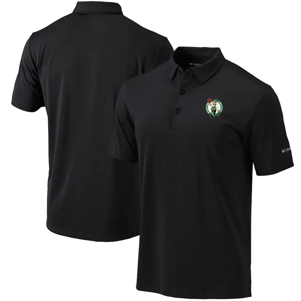 Men's Boston Celtics Antigua Black Legacy Pique Polo Men's Boston Celtics Antigua Black Legacy Pique Polo