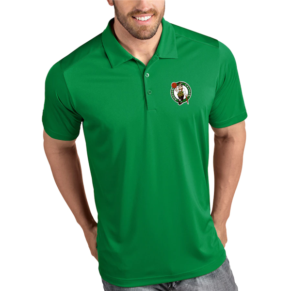 Men's Boston Celtics Antigua Green Legacy Pique Polo Men's Boston Celtics Antigua Green Legacy Pique Polo