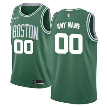Men's Boston Celtics Green Custom Jersey Men's Boston Celtics Green Custom Jersey
