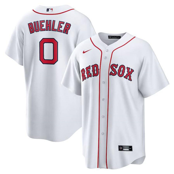 Men's Boston Red Sox #0 Walker Buehler White 2025 Cool Base Stitched Baseball Jersey Men's Boston Red Sox #0 Walker Buehler White 2025 Cool Base Stitched Baseball Jersey