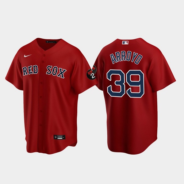 Men's Boston Red Sox #39 Christian Arroyo Red Cool Base Stitched Baseball Jersey Men's Boston Red Sox #39 Christian Arroyo Red Cool Base Stitched Baseball Jersey