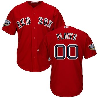 Men's Boston Red Sox 2018 World Series Cool Base Custom Jersey Men's Boston Red Sox 2018 World Series Cool Base Custom Jersey