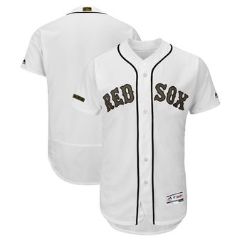 Men's Boston Red Sox Majestic White 2018 Memorial Day Authentic Collection Flex Base Team Custom Jersey Men's Boston Red Sox Majestic White 2018 Memorial Day Authentic Collection Flex Base Team Custom Jersey