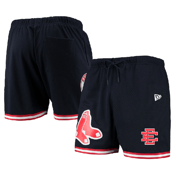 Men's Boston Red Sox Navy Mesh Shorts 001 Men's Boston Red Sox Navy Mesh Shorts 001