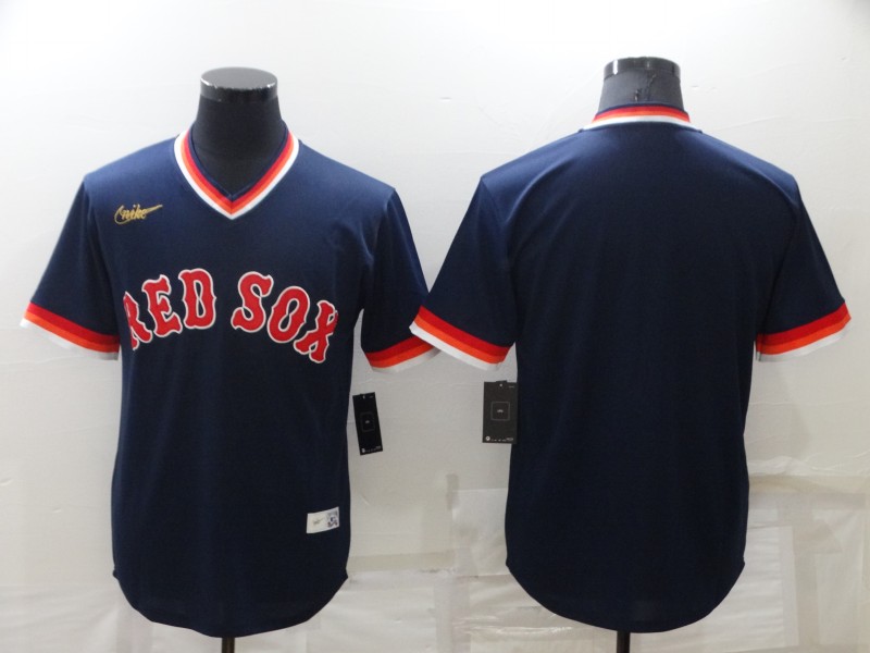 Men's Boston Red Sox Navy Stitched Baseball Jersey Men's Boston Red Sox Navy Stitched Baseball Jersey